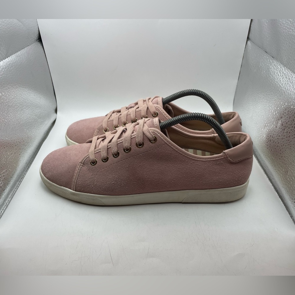 Vionic Brinley womens pink suede sneakers size 9.5